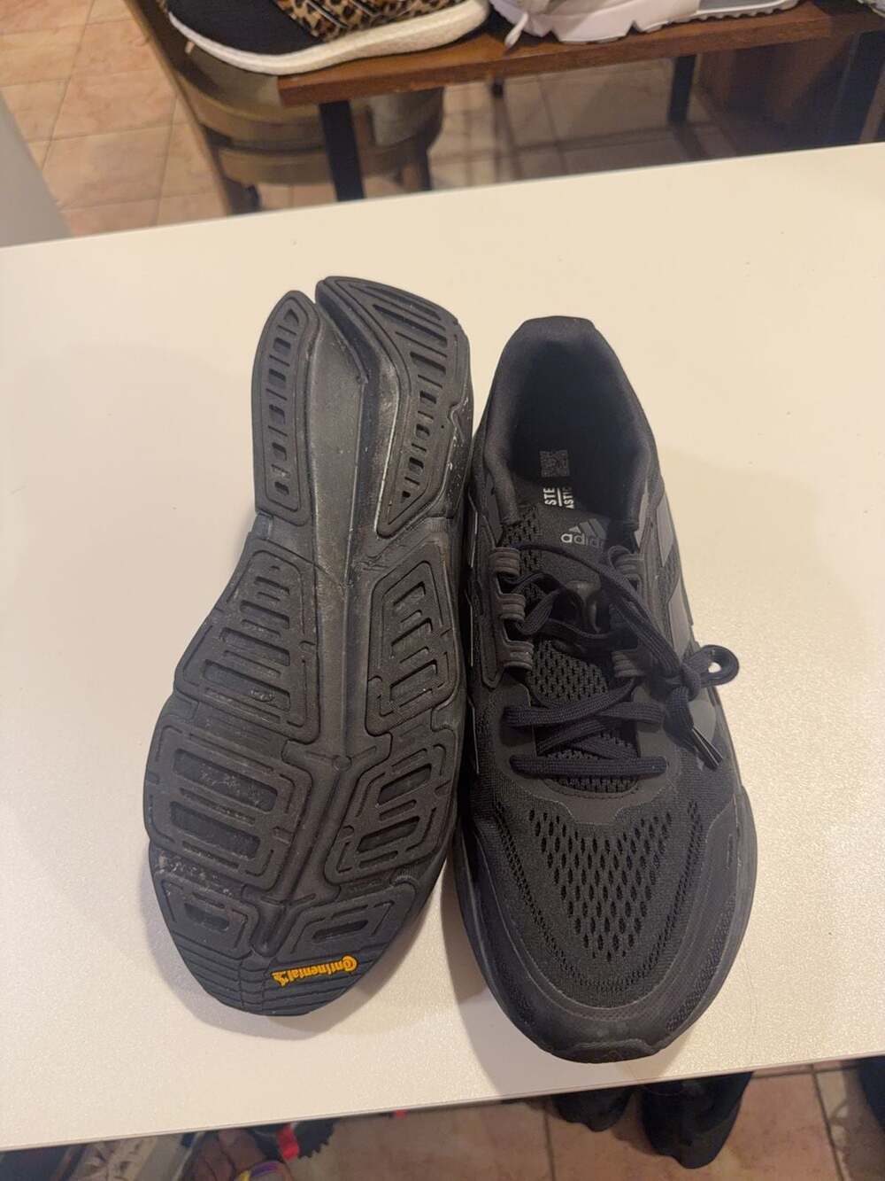 Adidas Mens Black Adistar 1 M GY1687 Athletic Running Shoes Size US 12